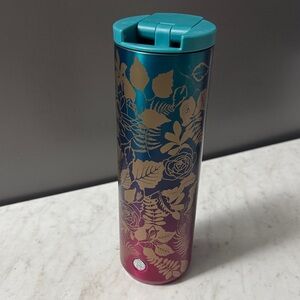 Starbucks Floral Gradient Travel Mug